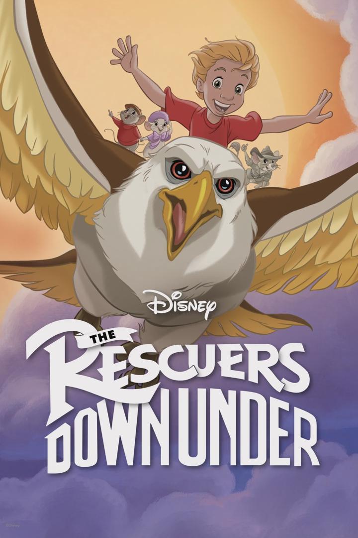 The Rescuers Down Under poster